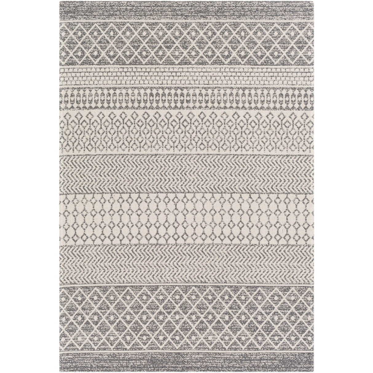 Livabliss Marbrey Moroccan Stripe Cotton Area Rug
