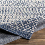 Livabliss Marbrey Moroccan Stripe Cotton Area Rug