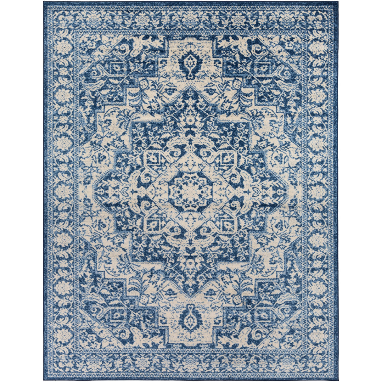 Livabliss Tyrus Traditional Medallion Area Rug