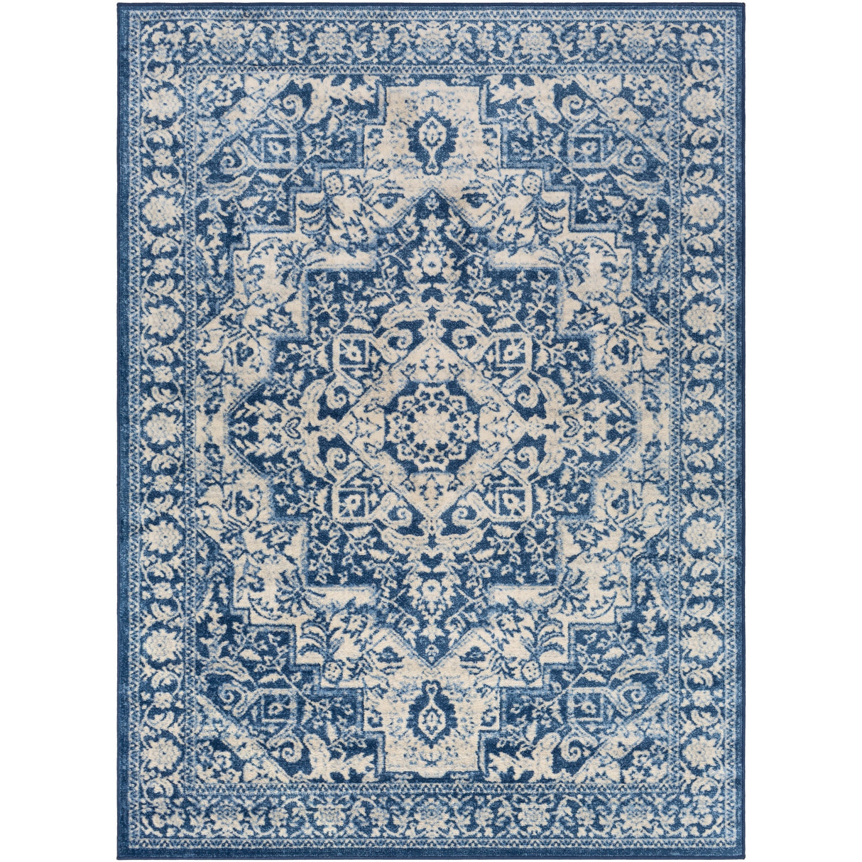 Livabliss Tyrus Traditional Medallion Area Rug