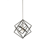 Artistry lighting Six Light Chandelier Black/White Interior - Exact Size