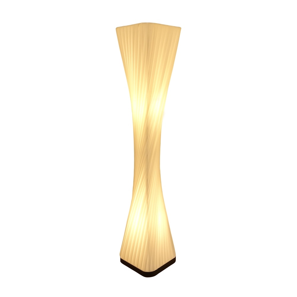 Artiva USA Ballerina Modern Twist Floor lamp, 48", Off Off White