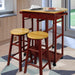 Arts and Crafts Breakfast Cart with Drop-leaf Table