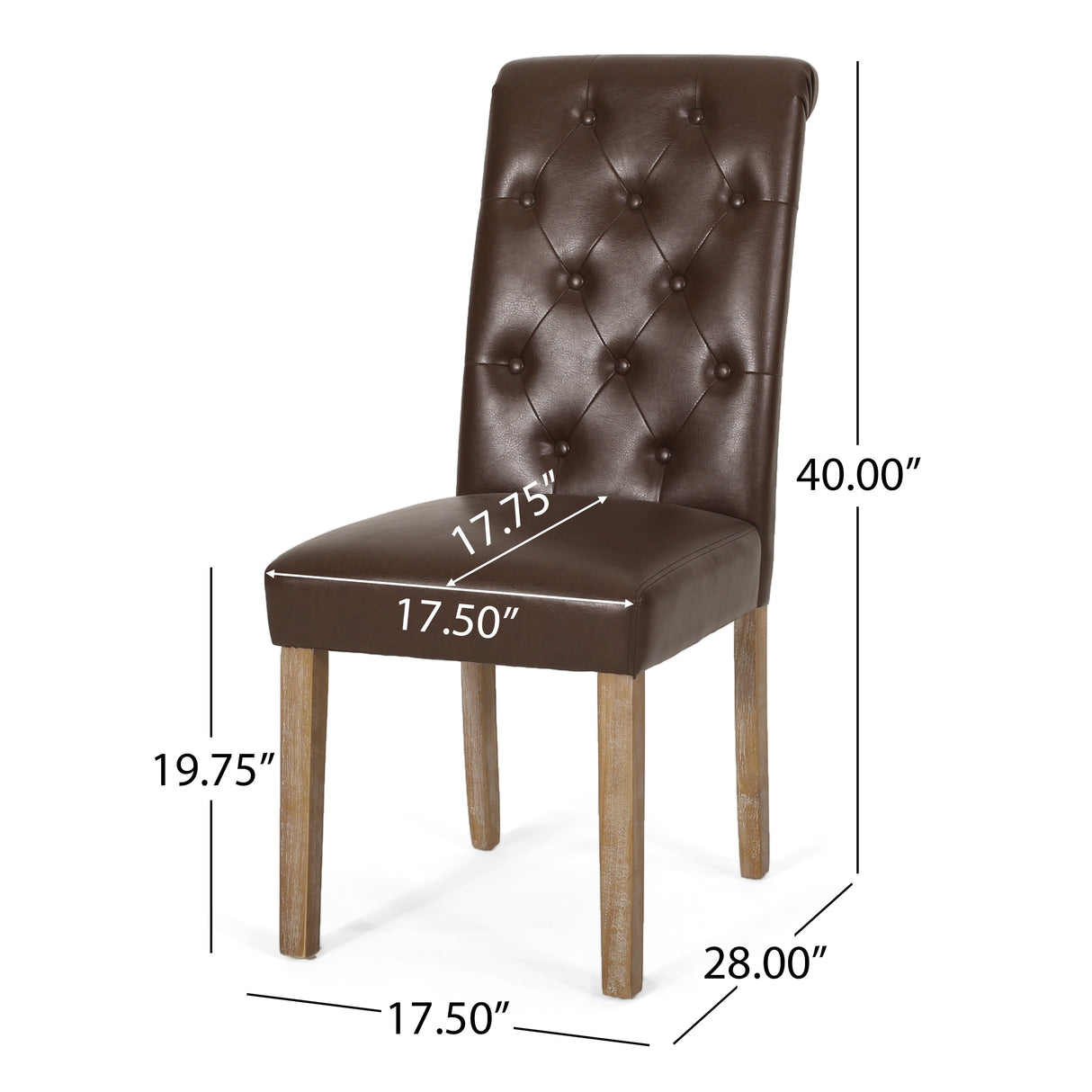 Aruda Upholstered Dining Chair (Set of 6) by Christopher Knight Home