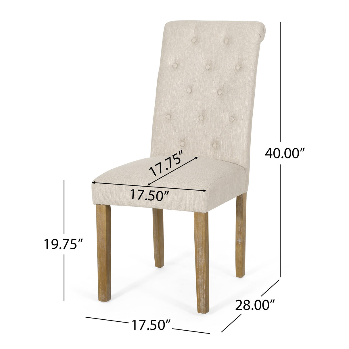 Aruda Upholstered Dining Chair (Set of 6) by Christopher Knight Home