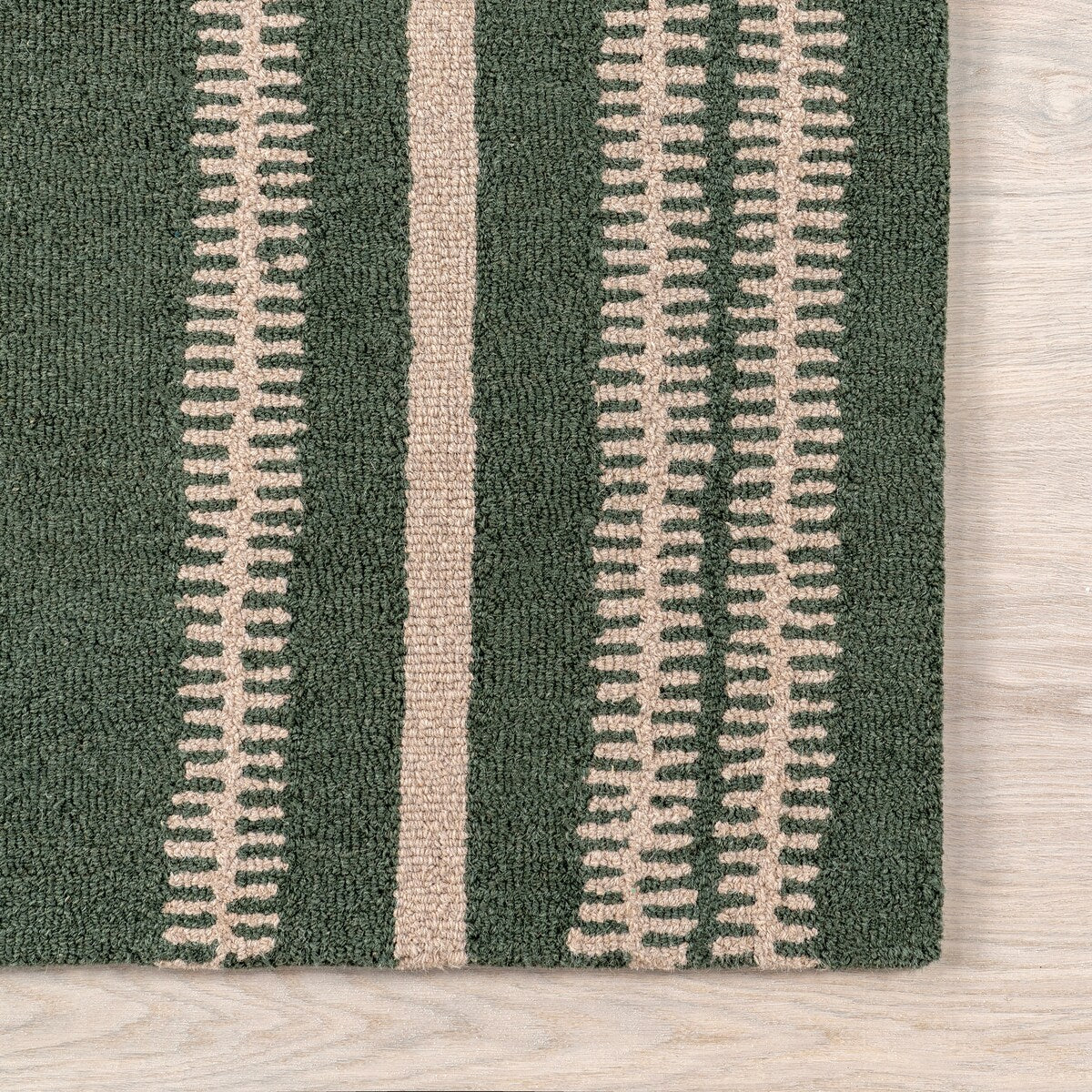 Arvin Olano x Rugs USA Kari Striped Wool Area Rug