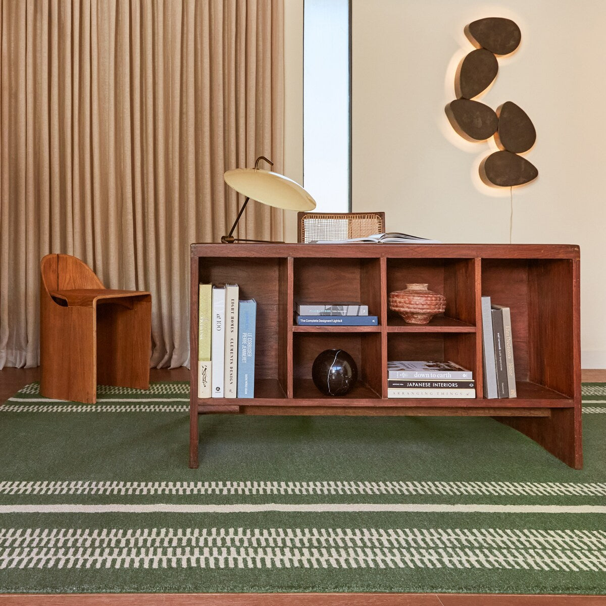 Arvin Olano x Rugs USA Kari Striped Wool Area Rug