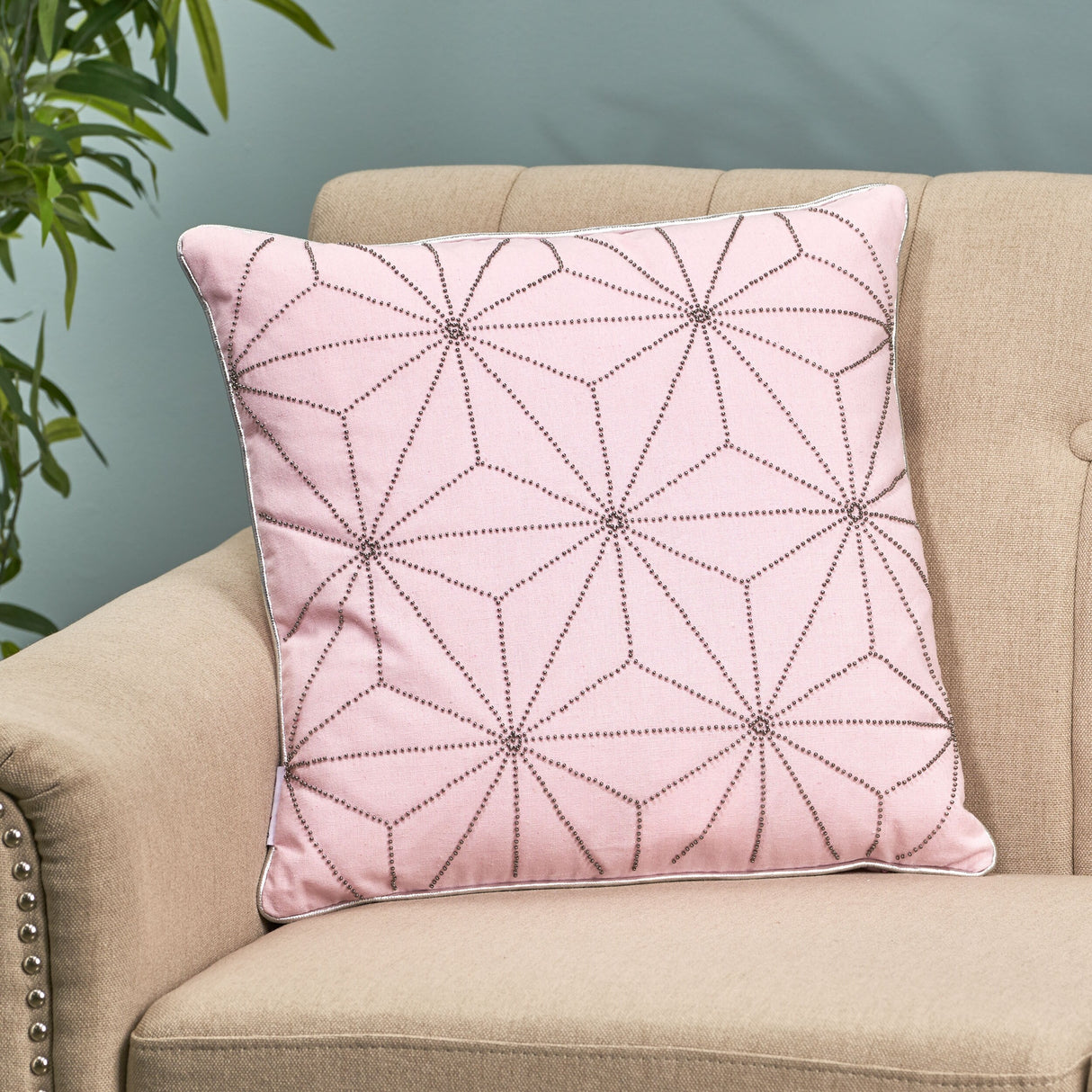 Benzinger Throw Pillow by Christopher Knight Home