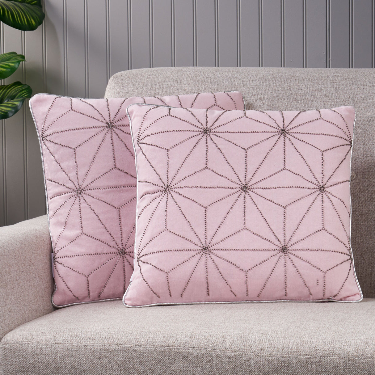 Ashby Modern Fabric Throw Pillow by Christopher Knight Home