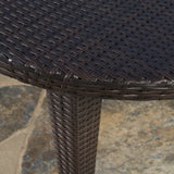 Asher Outdoor 7-piece Oval Wicker Aluminum Dining Set by Christopher Knight Home - N/A