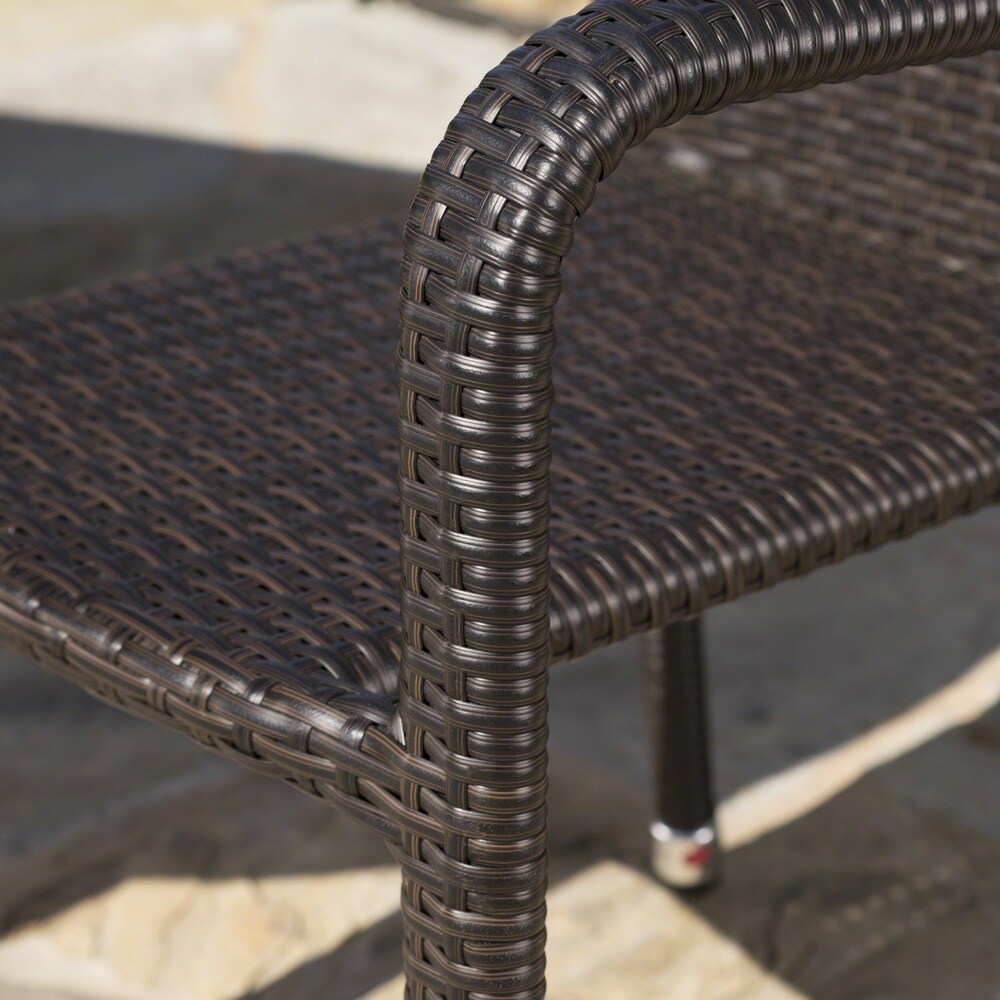 Asher Outdoor 7-piece Oval Wicker Aluminum Dining Set by Christopher Knight Home - N/A