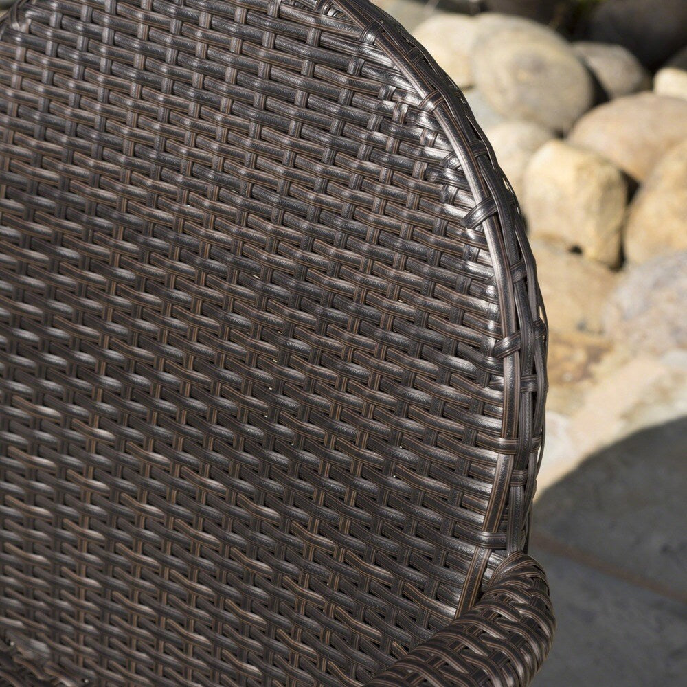 Asher Outdoor 7-piece Oval Wicker Aluminum Dining Set by Christopher Knight Home - N/A