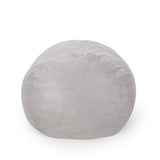 Asher Traditional 6.5 Foot Suede Bean Bag Chair by Christopher Knight Home