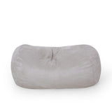 Asher Traditional 6.5 Foot Suede Bean Bag Chair by Christopher Knight Home