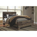 Derekson Queen Panel Footboard - Multi Gray
