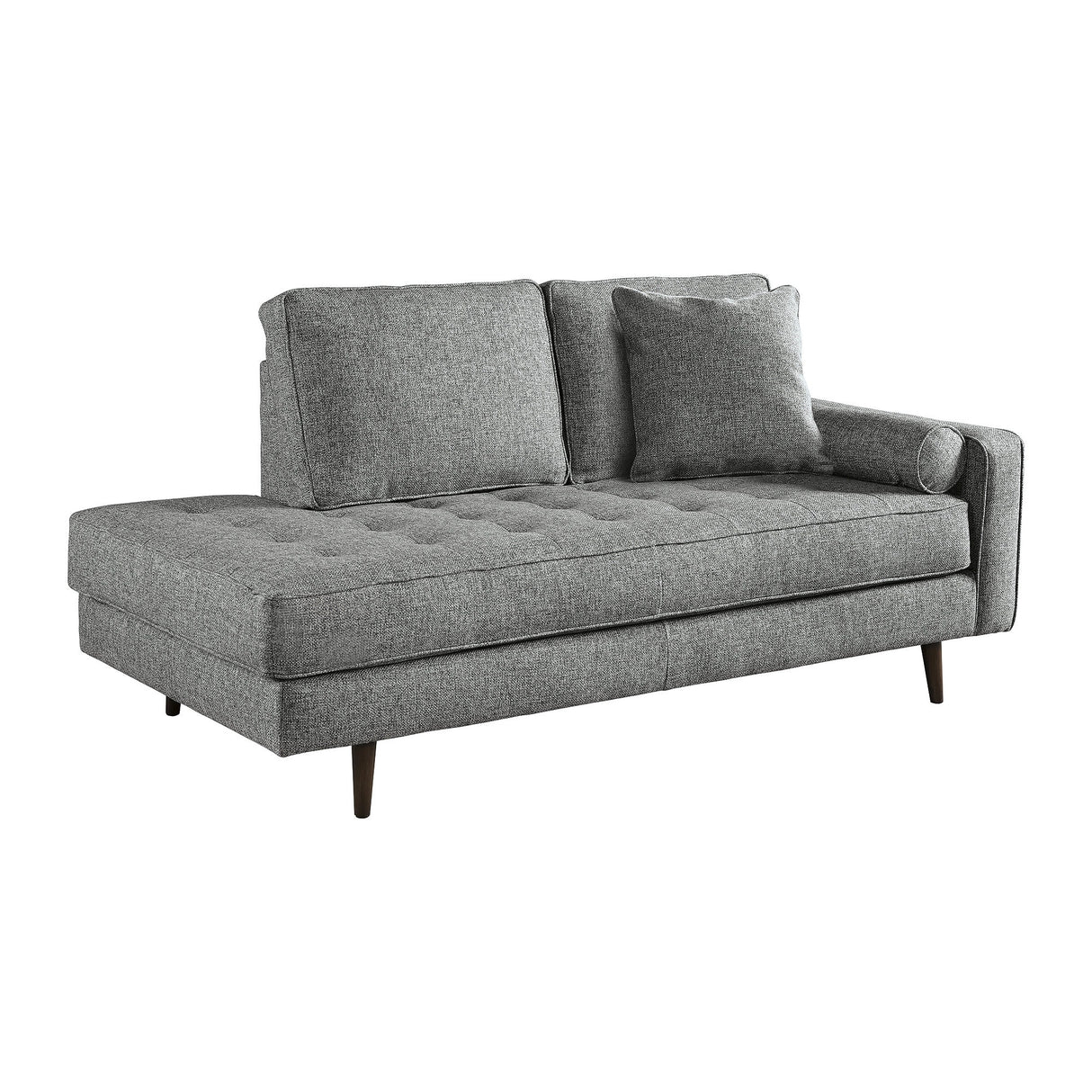 Signature Design by Ashley Zardoni Gray Right-Arm Facing Corner Chaise - 37"W x 75"D x 37"H - 37"W x 75"D x 37"H