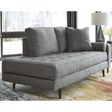 Signature Design by Ashley Zardoni Gray Right-Arm Facing Corner Chaise - 37"W x 75"D x 37"H - 37"W x 75"D x 37"H