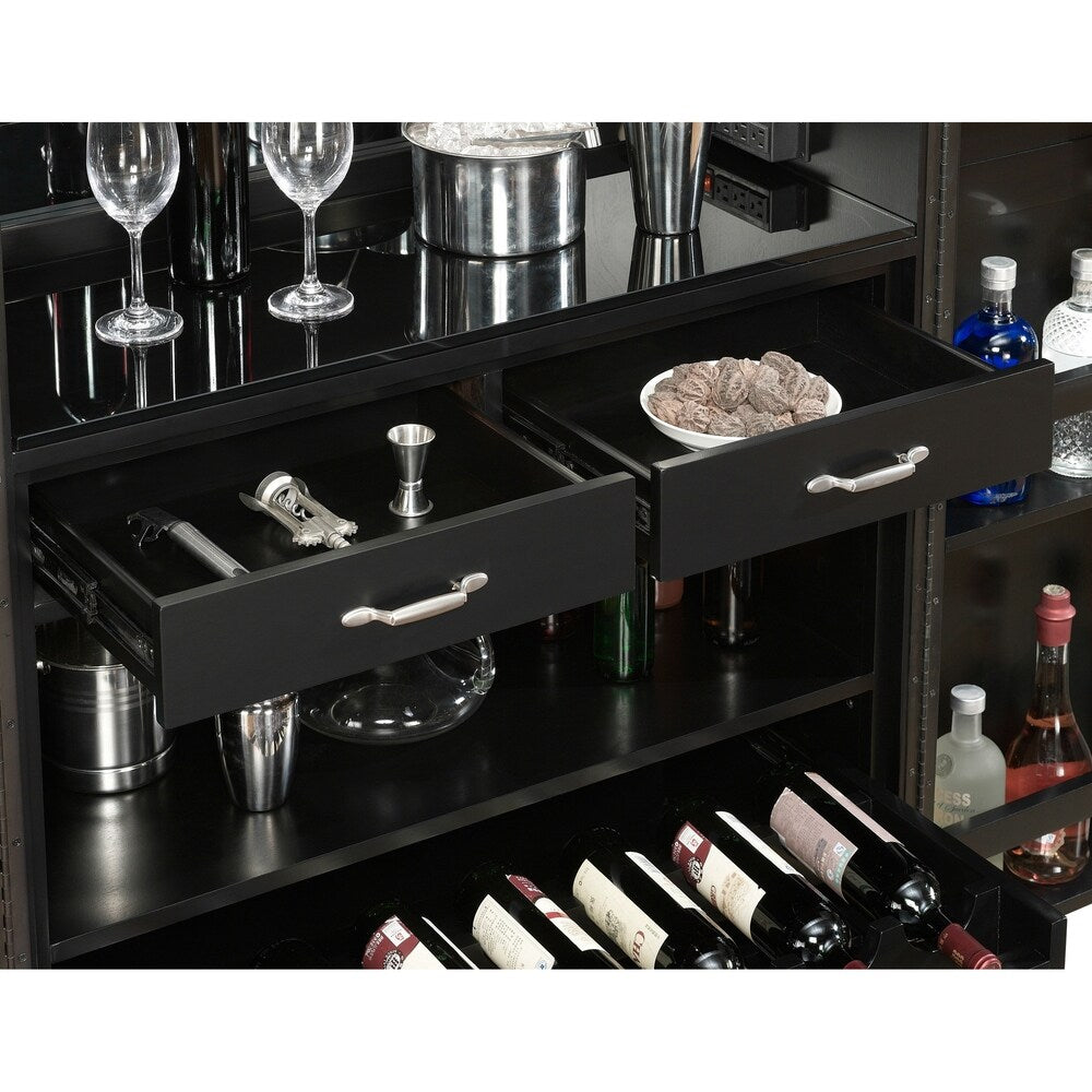 Ashley Heights Home Bar Wine Cabinet