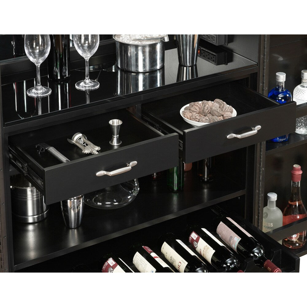 Ashley Heights Home Bar Wine Cabinet