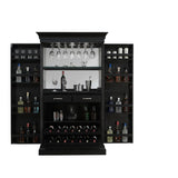 Ashley Heights Home Bar Wine Cabinet