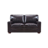 Ashton 100% Top Grain Italian Leather Loveseat