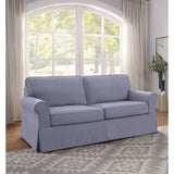 Porch & Den Zuni Mid-century Slip Cover Sofa