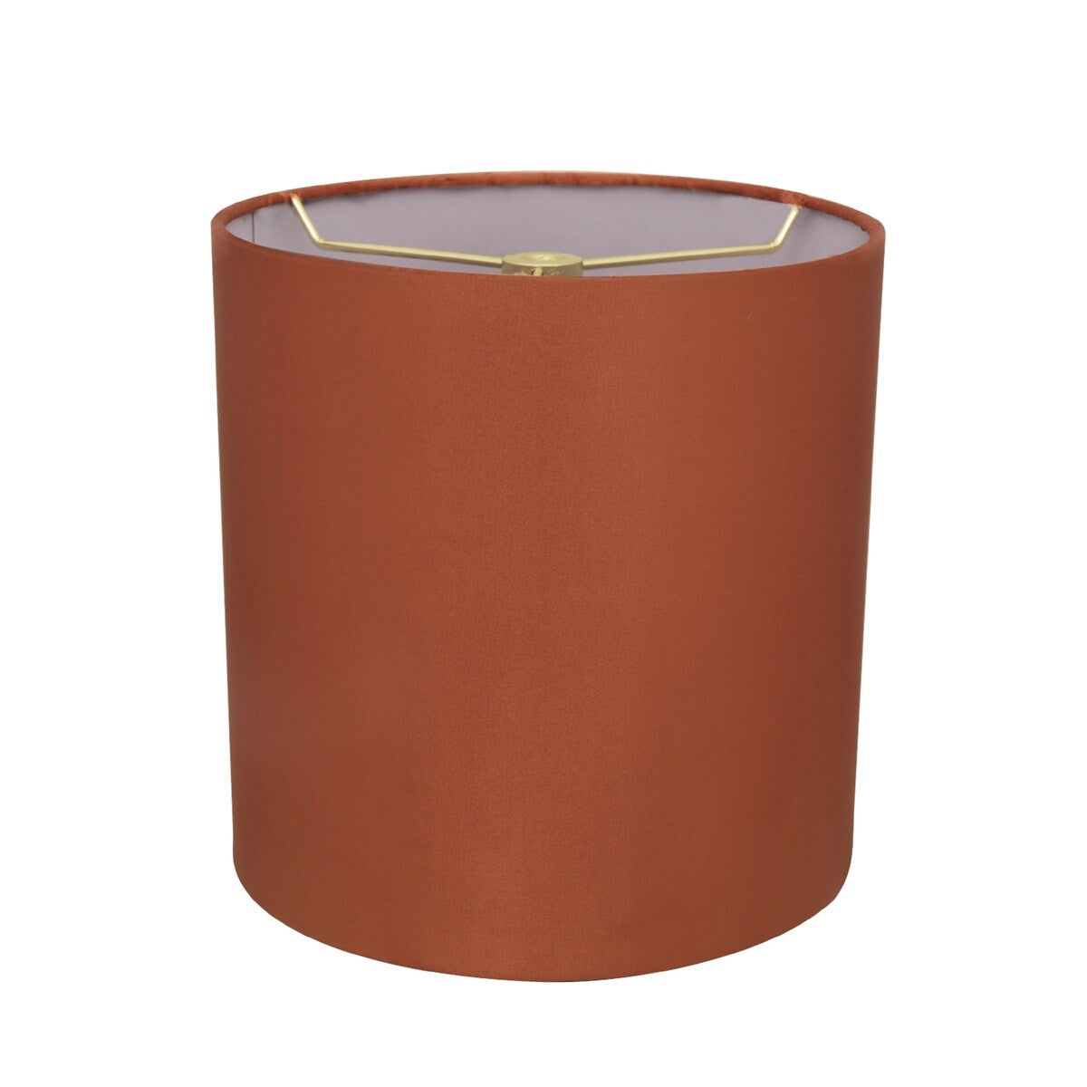 Aspen Creative Drum (Cylinder) Shaped Spider Construction Lamp Shade in Redwood (8" x 8" x 8")