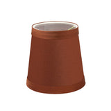 Aspen Creative Hardback Empire Chandelier Clip-On Lamp Shade (4 Pack), Redwood, (3" x 4" x 4")