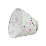 Aspen Creative Off White Small Hardback Empire Shape Chandelier Clip-On Lamp Shade (3" x 6" x 5") (Set of 2)