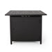 Aspen Outdoor Square Aluminum Fire Pit by Christopher Knight Home - 32.25" W x 32.25" D x 24.75" H