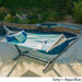 Aspen Outdoor Water Resistant Hammock with Grey Larch Wood Frame by Christopher Knight Home - N/A