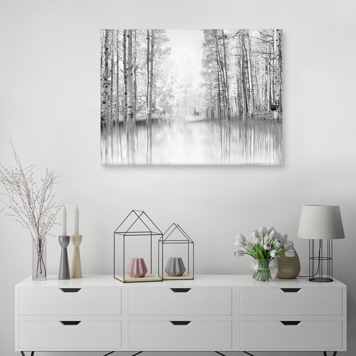 Aspen Reflection by Danita Delimont Canvas Art Print