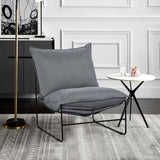 Assembled Upholstered Accent Chair Living Room Chairs - 25.98"W x 29.53"D x 26.77"H