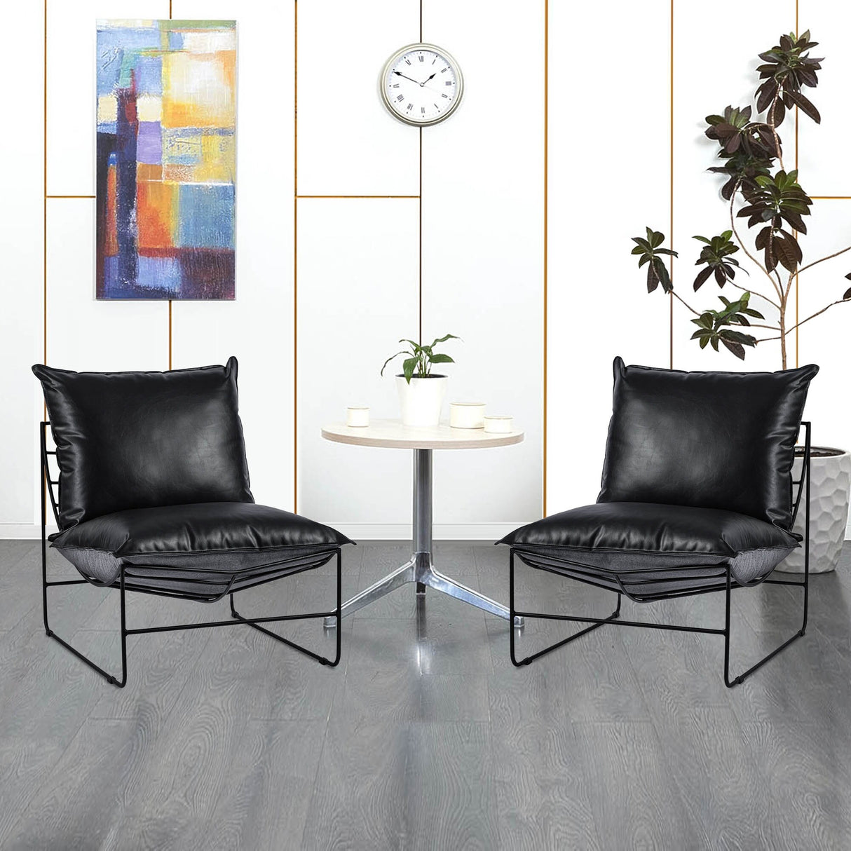 Assembled Upholstered Accent Chair Living Room Chairs - 25.98"W x 29.53"D x 26.77"H