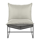 Assembled Upholstered Accent Chair Living Room Chairs - 25.98"W x 29.53"D x 26.77"H