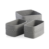 Assorted Set Of 3 Dharma Organizer Baskets - Shiraleah