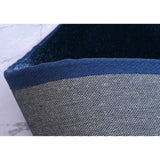 Asteri Collection Blue Solid Color Area Rug - 5' x 7'