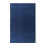 Asteri Collection Blue Solid Color Area Rug - 5' x 7'