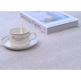 Asteri Collection White Solid Color Area Rug - 5' x 7'