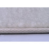 Asteri Collection White Solid Color Area Rug - 5' x 7'