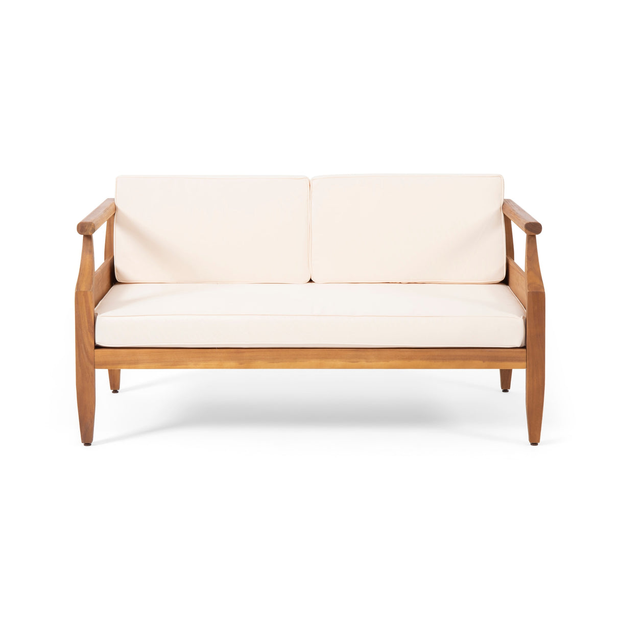 Aston Acacia Wood Outdoor Loveseat Set by Christopher Knight Home