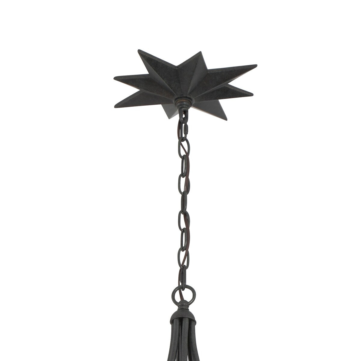 Astro 4 Light Black Chandelier - 27"W x 32"H