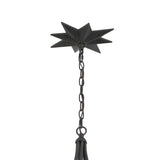 Astro 4 Light Black Chandelier - 27"W x 32"H