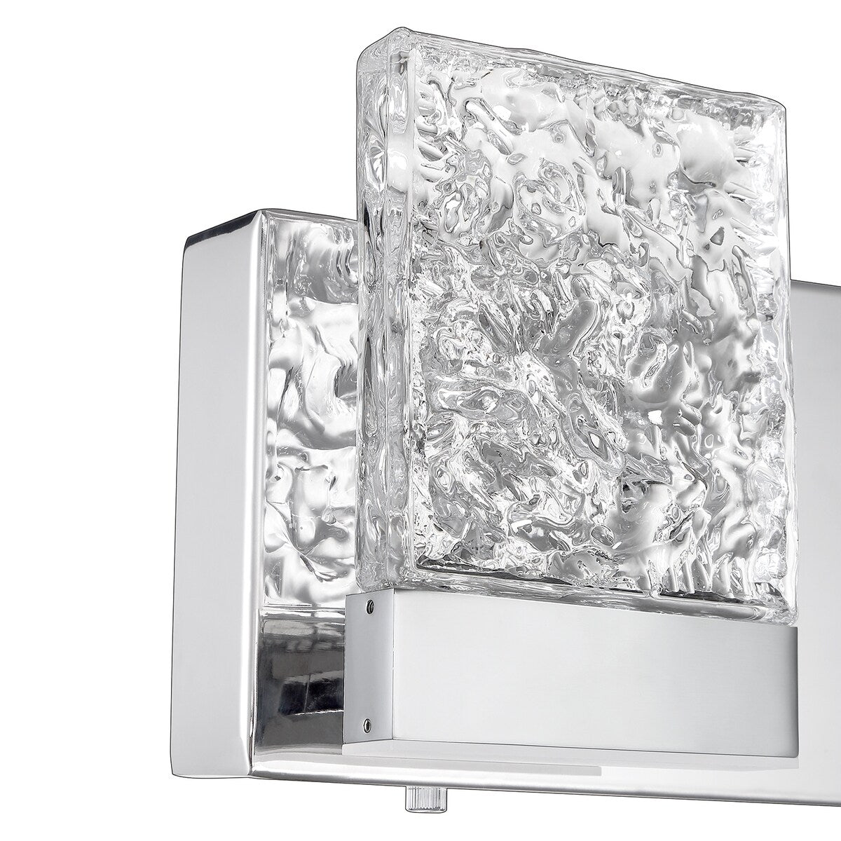 Astron 3-Light-LED Chrome Vanity Light with Glass Shade