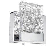 Astron 3-Light-LED Chrome Vanity Light with Glass Shade