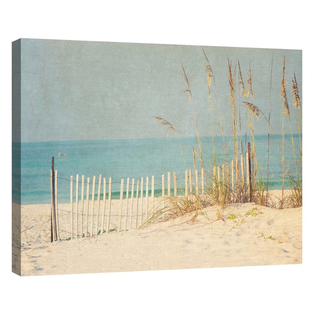 Masterpiece Art Gallery At the Beach by Kristen Naugle Canvas Art Print