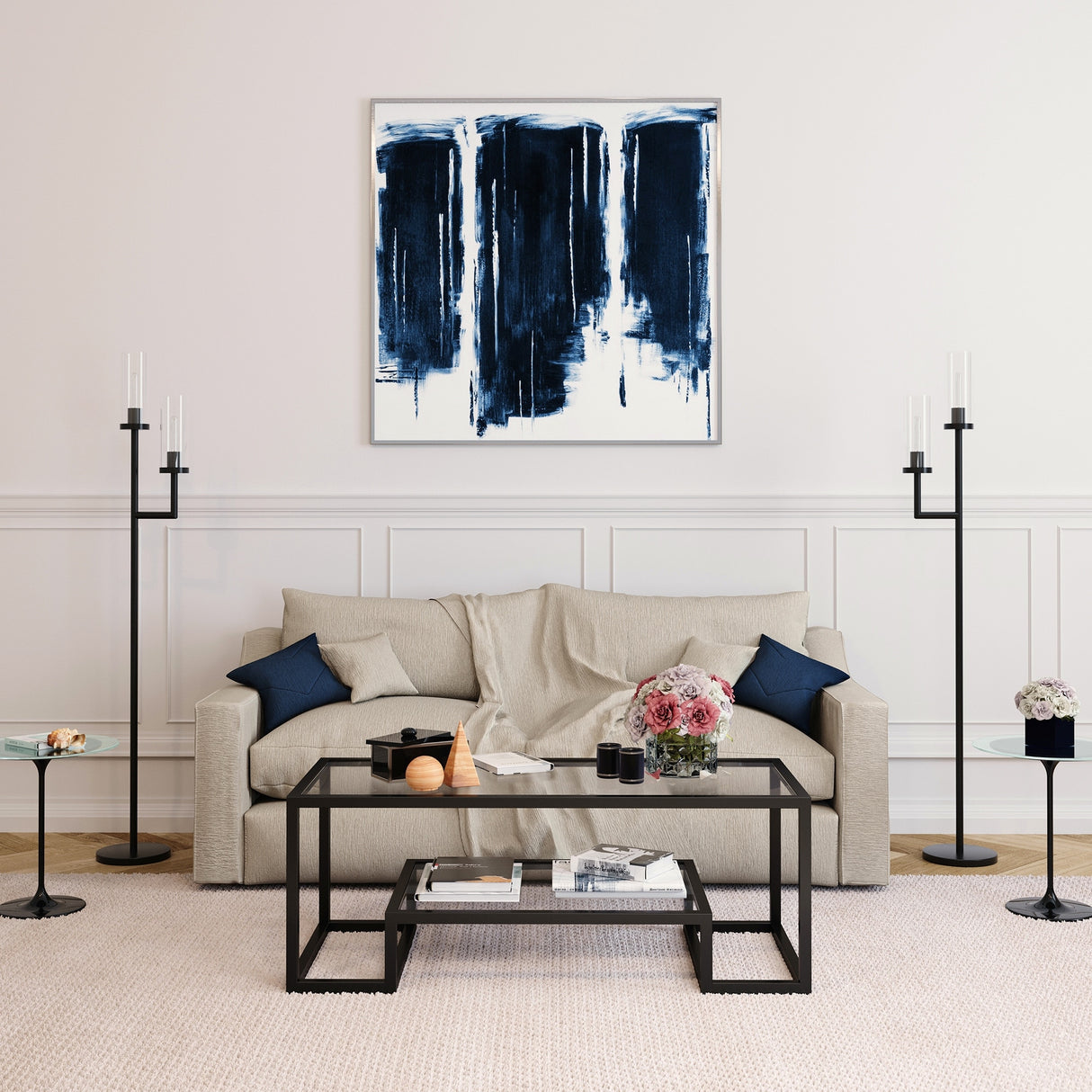 Silver Orchid Solm Blackened Bronze Coffee Table