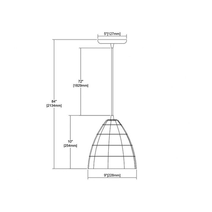 Athol Grove - One Light Mini Pendant Oil Rubbed Bronze Finish with