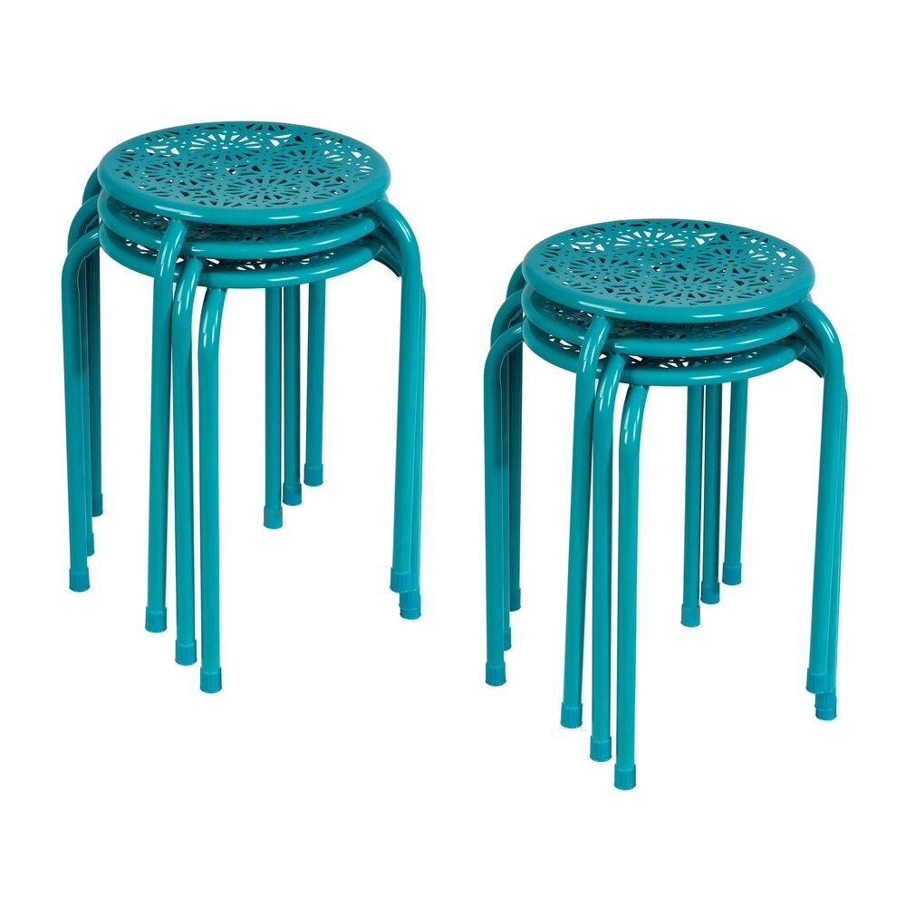 Atlantic Daisy Stackable Stool (6-Pack)
