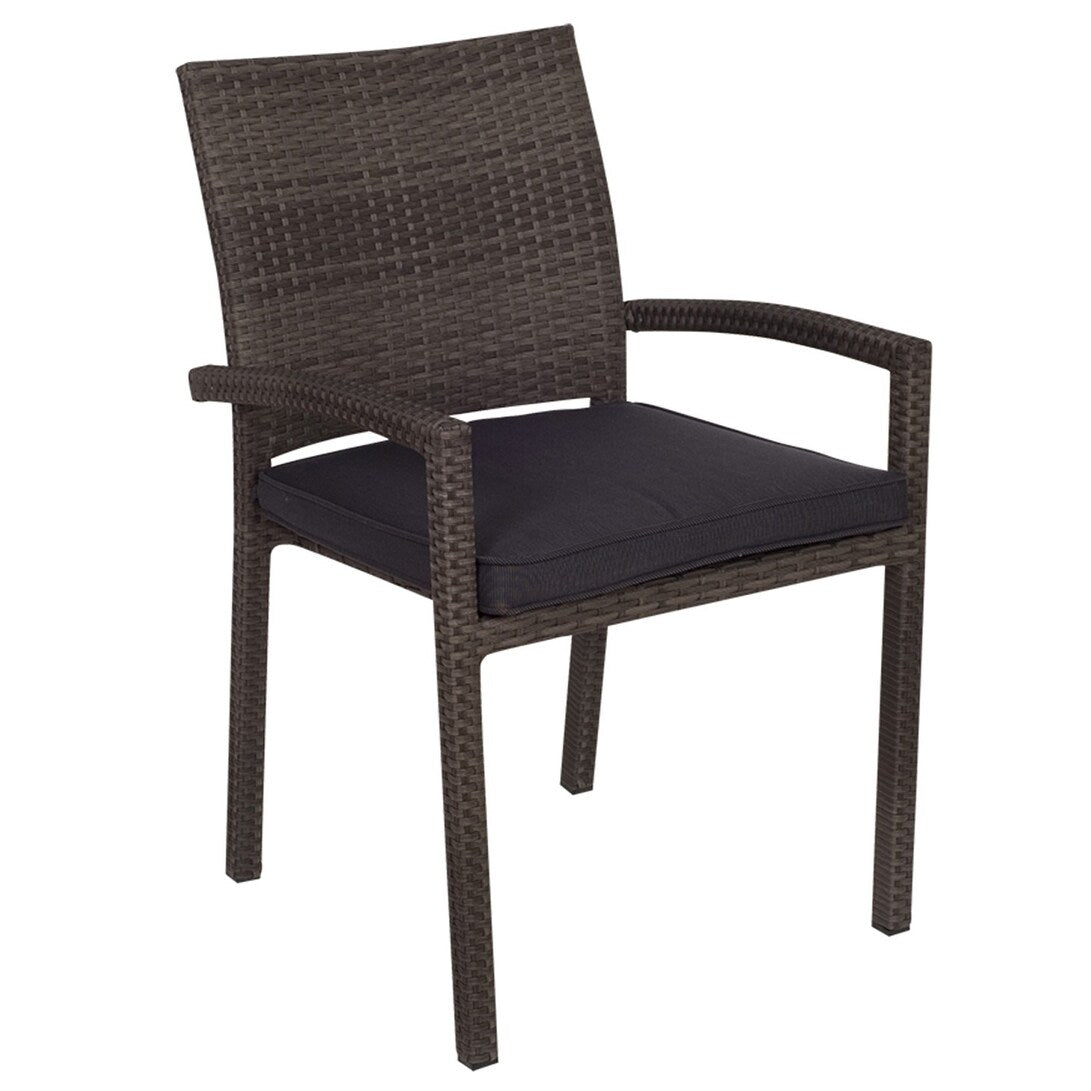 Atlantic Liberty 7-Piece Outdoor Dining Set Rectangular Patio Furniture, Grey